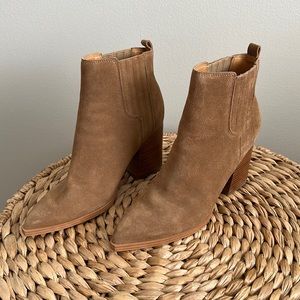 Marc Fisher camel booties